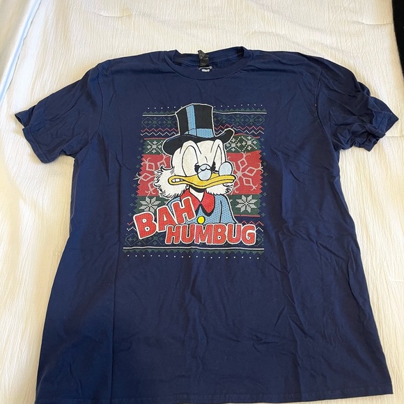 Disney Blue Bah Humbug T-Shirt - Picture 1 of 1